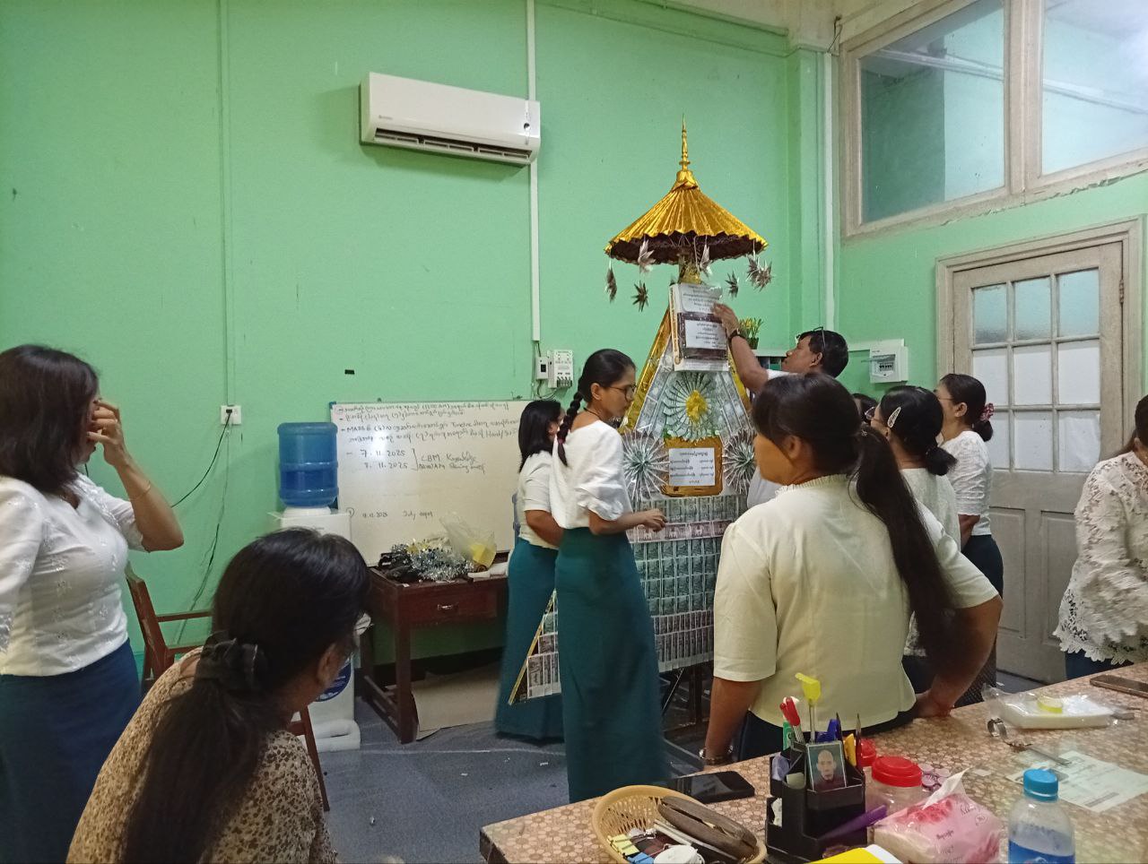 မြန်မာ့လယ်ယာဖွံ့ဖြိုးရေးဘဏ်၏ ပထမအကြိမ်မြောက် ကထိန်အကြို လှုပ်ရှားမှု ပုံရိပ်များ